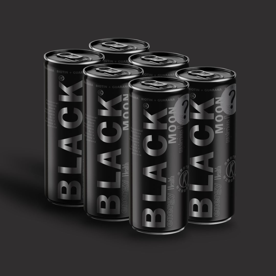 Black Moon Energy Drink - 6-Can Pack